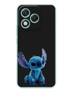 Чехол для Huawei Honor 400 Lite с картинкой «Стич на черном»