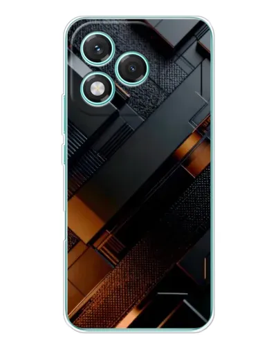 Чехол для Huawei Honor 400 Lite с картинкой «Черные геометрические блоки» Чехол для Huawei Honor 400 Lite с картинкой «Черные геометрические блоки»