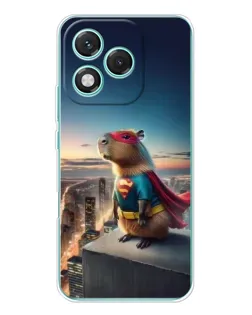 Чехол для Huawei Honor 400 Lite с картинкой «Капи-мен супергерой»
