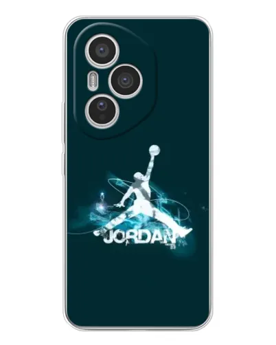 Чехол для Huawei Honor 400 Pro с картинкой «Jordan Blue Fire» Чехол для Huawei Honor 400 Pro с картинкой «Jordan Blue Fire»