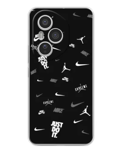 Чехол для Huawei Honor 400 Pro с картинкой «Nike Black Pattern» Чехол для Huawei Honor 400 Pro с картинкой «Nike Black Pattern»