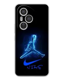 Чехол для Huawei Honor 400 Pro с картинкой «Jordan Neon Blue»