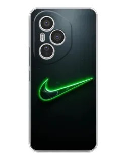 Чехол для Huawei Honor 400 Pro с картинкой «Неоновый контур Nike»