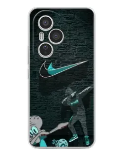 Чехол для Huawei Honor 400 Pro с картинкой «Спортивный арт Nike»