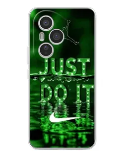 Чехол для Huawei Honor 400 Pro с картинкой «Зеленый неоновый Nike» Чехол для Huawei Honor 400 Pro с картинкой «Зеленый неоновый Nike»