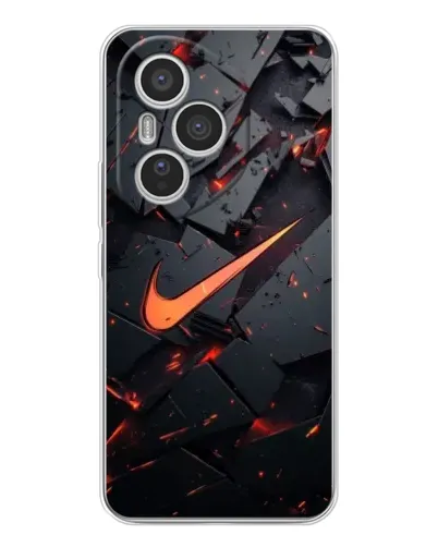 Чехол для Huawei Honor 400 Pro с картинкой «Nike — эффект разломов» Чехол для Huawei Honor 400 Pro с картинкой «Nike — эффект разломов»