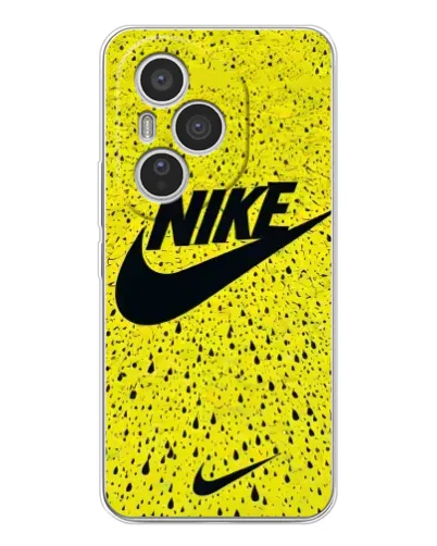Чехол для Huawei Honor 400 Pro с картинкой «Желтый текстурный Nike» Чехол для Huawei Honor 400 Pro с картинкой «Желтый текстурный Nike»