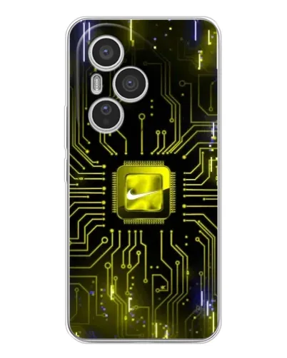 Чехол для Huawei Honor 400 Pro с картинкой «Nike — золотая искра» Чехол для Huawei Honor 400 Pro с картинкой «Nike — золотая искра»