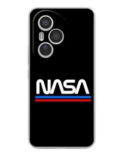 Чехол для Huawei Honor 400 Pro с картинкой «NASA — классика Red Blue»