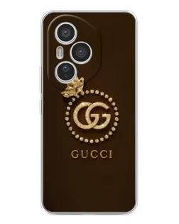 Чехол для Huawei Honor 400 Pro с картинкой «Gucci — золотая бабочка»