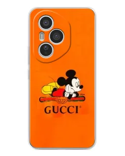 Чехол для Huawei Honor 400 Pro с картинкой «Микки Маус Gucci — оранж»