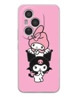 Чехол для Huawei Honor 400 Pro с картинкой «My Melody и Kuromi»