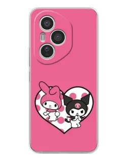 Чехол для Huawei Honor 400 Pro с картинкой «Kuromi и My Melody»