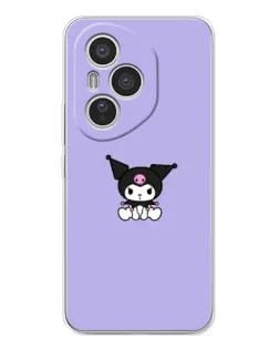 Чехол для Huawei Honor 400 Pro с картинкой «Kuromi — фиолетовый минимализм»