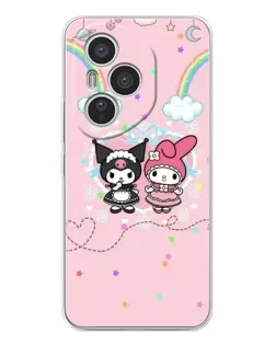 Чехол для Huawei Honor 400 Pro с картинкой «My Melody и Kuromi»