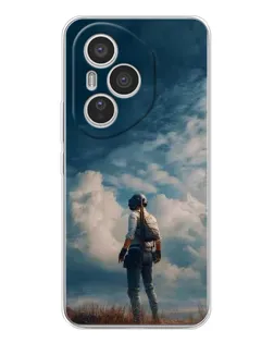 Чохол для Huawei Honor 400 Pro з картинкою «Герой PUBG на скелі» Чохол для Huawei Honor 400 Pro з картинкою «Герой PUBG на скелі»