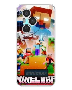 Чехол для Huawei Honor 400 Pro с картинкой «Minecraft герои игры»