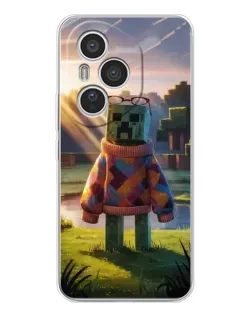 Чехол для Huawei Honor 400 Pro с картинкой «Крипер в свитере»