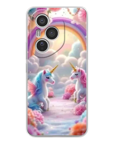 Чехол для Huawei Honor 400 Pro с картинкой «Радуга и единороги» Чехол для Huawei Honor 400 Pro с картинкой «Радуга и единороги»