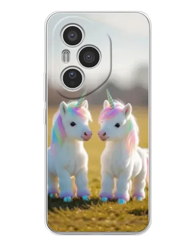 Чехол для Huawei Honor 400 Pro с картинкой «Пара единорогов» Чехол для Huawei Honor 400 Pro с картинкой «Пара единорогов»