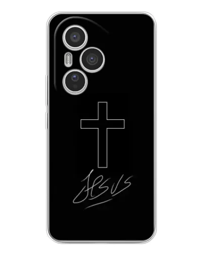 Чехол для Huawei Honor 400 Pro с картинкой «Графический крест Jesus» Чехол для Huawei Honor 400 Pro с картинкой «Графический крест Jesus»