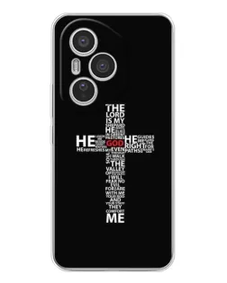 Чехол для Huawei Honor 400 Pro с картинкой «Текстовый крест» Чехол для Huawei Honor 400 Pro с картинкой «Текстовый крест»