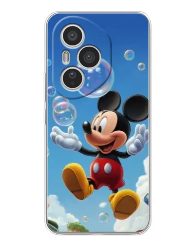 Чехол для Huawei Honor 400 Pro с картинкой «Mickey и мыльные пузыри»