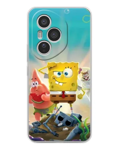 Чехол для Huawei Honor 400 Pro с картинкой «Спанч Боб победитель» Чехол для Huawei Honor 400 Pro с картинкой «Спанч Боб победитель»