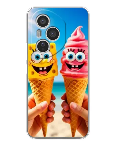 Чехол для Huawei Honor 400 Pro с картинкой «Спанч Боб мороженое» Чехол для Huawei Honor 400 Pro с картинкой «Спанч Боб мороженое»