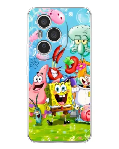 Чехол для Huawei Honor 400 Pro с картинкой «Губка Боб и друзья» Чехол для Huawei Honor 400 Pro с картинкой «Губка Боб и друзья»