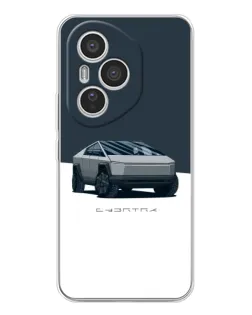 Чехол для Huawei Honor 400 Pro с картинкой «Серебристый Cybertruck Tesla» Чехол для Huawei Honor 400 Pro с картинкой «Серебристый Cybertruck Tesla»