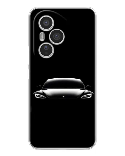 Чехол для Huawei Honor 400 Pro с картинкой «Фары Tesla Night»