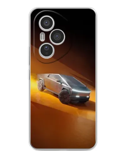 Чехол для Huawei Honor 400 Pro с картинкой «Cybertruck в пустыне»