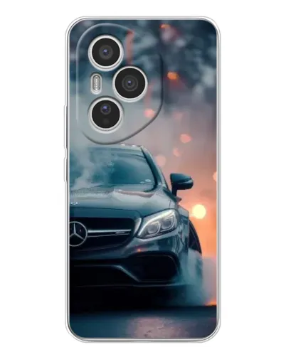 Чехол для Huawei Honor 400 Pro с картинкой «Mercedes — ночной город» Чехол для Huawei Honor 400 Pro с картинкой «Mercedes — ночной город»