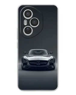 Чехол для Huawei Honor 400 Pro с картинкой «Mercedes на черном»
