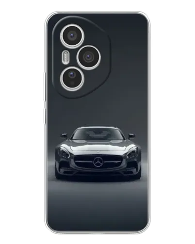 Чехол для Huawei Honor 400 Pro с картинкой «Mercedes на черном» Чехол для Huawei Honor 400 Pro с картинкой «Mercedes на черном»