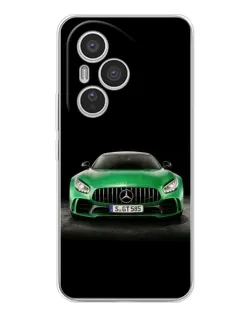 Чехол для Huawei Honor 400 Pro с картинкой «Mercedes — неоновый лого»
