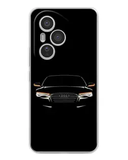 Чехол для Huawei Honor 400 Pro с картинкой «Audi — ночной контур» Чехол для Huawei Honor 400 Pro с картинкой «Audi — ночной контур»