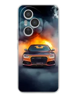 Чехол для Huawei Honor 400 Pro с картинкой «Audi в огненном дыму» Чехол для Huawei Honor 400 Pro с картинкой «Audi в огненном дыму»