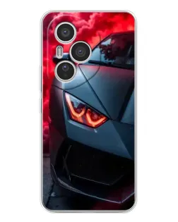 Чехол для Huawei Honor 400 Pro с картинкой «Lamborghini красное сияние»