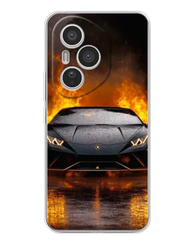 Чехол для Huawei Honor 400 Pro с картинкой «Lamborghini в огне» Чехол для Huawei Honor 400 Pro с картинкой «Lamborghini в огне»