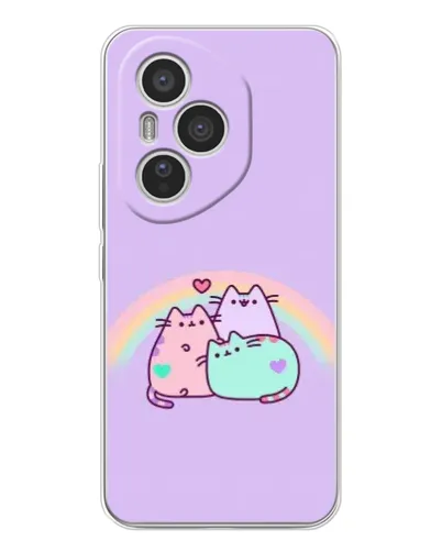 Чехол для Huawei Honor 400 Pro с картинкой «Радужные Пушины» Чехол для Huawei Honor 400 Pro с картинкой «Радужные Пушины»