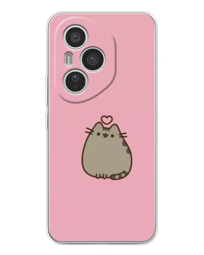 Чехол для Huawei Honor 400 Pro с картинкой «Pusheen сердце» Чехол для Huawei Honor 400 Pro с картинкой «Pusheen сердце»