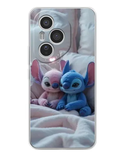 Чехол для Huawei Honor 400 Pro с картинкой «Плюшевые Стич Ангел»