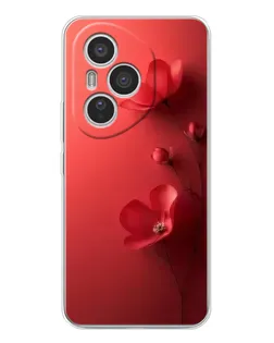 Чехол для Huawei Honor 400 Pro с картинкой «Маковые соцветия»