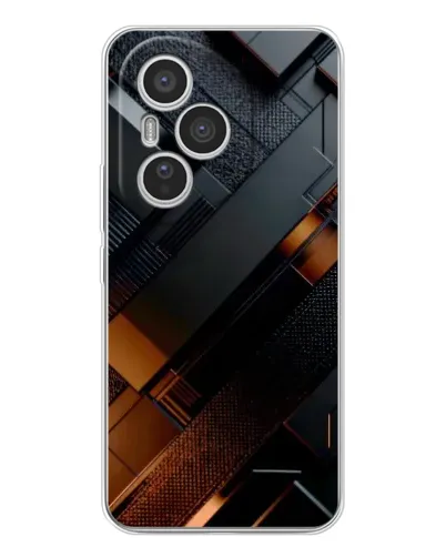 Чехол для Huawei Honor 400 Pro с картинкой «Черные геометрические блоки» Чехол для Huawei Honor 400 Pro с картинкой «Черные геометрические блоки»
