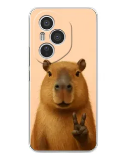 Чехол для Huawei Honor 400 Pro с картинкой «Капибара виктория»