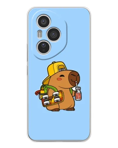 Чехол для Huawei Honor 400 Pro с картинкой «Капибара на скейте» Чехол для Huawei Honor 400 Pro с картинкой «Капибара на скейте»
