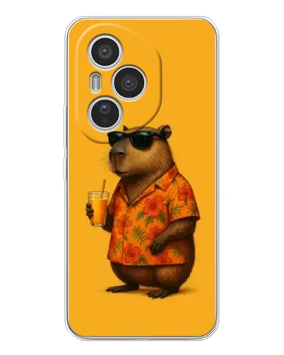 Чехол для Huawei Honor 400 Pro с картинкой «Капибара на отдыхе» Чехол для Huawei Honor 400 Pro с картинкой «Капибара на отдыхе»