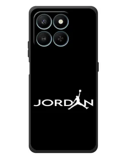 Чехол для Huawei Honor 400 Smart с картинкой «Jordan White Logo»